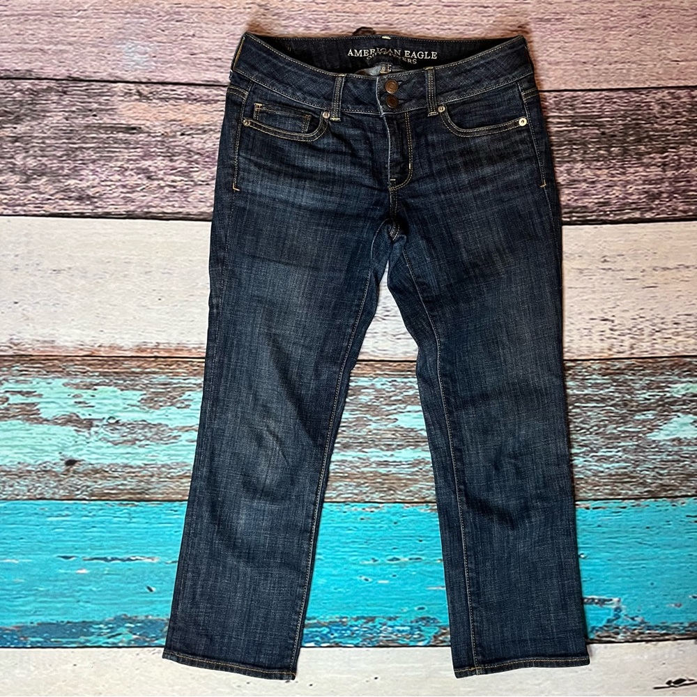 American Eagle Artist Crop Jeans Size 4
